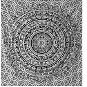 Bohemian elephant tapestry